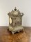 Grande Horloge de Cheminée Victorienne Antique en Laiton, 1860 2