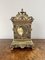 Grande Horloge de Cheminée Victorienne Antique en Laiton, 1860 10