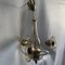 Small Czech Bohemia Chandelier with 3 Bulbs, 1950s 11