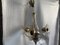 Small Czech Bohemia Chandelier with 3 Bulbs, 1950s 6