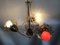 Small Czech Bohemia Chandelier with 3 Bulbs, 1950s 15