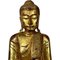 Escultura de Buda de pie, años 60, madera con pan de oro, Imagen 5