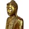 Stehende Buddha Skulptur, 1960er, Holz mit Blattgold 8