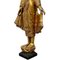 Stehende Buddha Skulptur, 1960er, Holz mit Blattgold 9