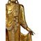 Escultura de Buda de pie, años 60, madera con pan de oro, Imagen 4