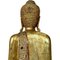 Standing Buddha Sculpture, 1960s, Wood with Gold Leaf, Image 6