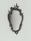 Vintage Mirror in German Silver Decorated with Flowers and Chiseled Arabesques, 1940s 16