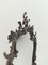 Vintage Mirror in German Silver Decorated with Flowers and Chiseled Arabesques, 1940s 2