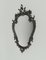 Vintage Mirror in German Silver Decorated with Flowers and Chiseled Arabesques, 1940s 1