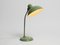 Mid-Century Modern Metal Table Lamp in Industrial Green from Kaiser Leuchten, 1950s 5