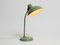 Mid-Century Modern Metal Table Lamp in Industrial Green from Kaiser Leuchten, 1950s, Image 5