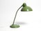 Mid-Century Modern Metal Table Lamp in Industrial Green from Kaiser Leuchten, 1950s 3