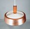 Swedish Copper and Teak Lamp, 1960s 3
