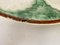 Oyster Plate in Majolica Green and White Color, France, 19th Century 3