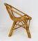 French Wicker Children's Chair, 1960s, Image 5