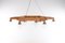 Swedish Ceiling Light in Pine, 1970s 6