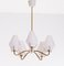 Swedish Brass Chandelier from Asea, 1950s 9