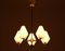 Swedish Brass Chandelier from Asea, 1950s, Image 3