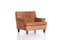 Fauteuil Merkur en Cuir de Buffle par Arne Norell, 1960s 2