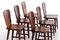 Swedish Pine Chairs, 1940s, Set of 6 5