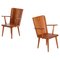Swedish Pine Chairs by Göran Malmvall, 1950s, Set of 2 2