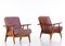 GE 240 Cigar Easy Chairs in Oak by Hans J. Wegner, 1950s, Set of 2 3