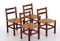 Vintage Stühle aus Kiefernholz, 1960er, 4er Set 5