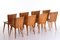 Swedish Pine Chairs by Göran Malmvall, 1950s, Set of 8, Image 3