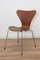 Model 3107 Teak & Plywood Ant Chairs by Arne Jacobsen for Fritz Hansen, 1960s, Set of 7 9