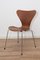 Sedie Ant nr. 3107 in teak e compensato di Arne Jacobsen per Fritz Hansen, anni '60, set di 7, Immagine 9