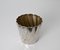 Calegaro Ice Bucket in Hammered Silver Plate and Gold Plate, Italy, 1970s 10