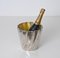 Calegaro Ice Bucket in Hammered Silver Plate and Gold Plate, Italy, 1970s 12