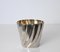 Calegaro Ice Bucket in Hammered Silver Plate and Gold Plate, Italy, 1970s, Image 1