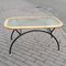Small Bamboo and Frosted Glass Coffee Table from Rohé Noordwolde, 1950s, Image 3