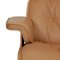 Lounge Chair with Ottoman in Caramel Coloured Leather by Charles Eames for Vitra, Image 5