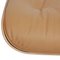 Sessel mit Fußhocker aus Karamellfarbenem Leder von Charles Eames für Vitra 18