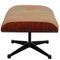 Lounge Chair with Ottoman in Caramel Coloured Leather by Charles Eames for Vitra 19