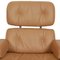 Sessel mit Fußhocker aus Karamellfarbenem Leder von Charles Eames für Vitra 7
