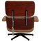 Sessel mit Fußhocker aus Karamellfarbenem Leder von Charles Eames für Vitra 11