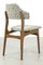 Vintage Upholstered Wood Chair, Image 3