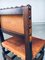 Tudor Style Cromwellian Leather Dining Chairs, England, 1940s, Set of 8, Image 16