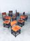 Tudor Style Cromwellian Leather Dining Chairs, England, 1940s, Set of 8, Image 20