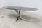 Oval Coffee Table in Chrome and Smoked Glass, 1970 8
