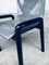 Postmodern Leather Dining Chairs, Italy, 1980s, Set of 4, Image 8