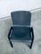 Postmodern Leather Dining Chairs, Italy, 1980s, Set of 4, Image 10