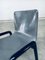 Postmodern Leather Dining Chairs, Italy, 1980s, Set of 4 2