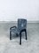 Postmodern Leather Dining Chairs, Italy, 1980s, Set of 4 18