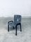 Postmodern Leather Dining Chairs, Italy, 1980s, Set of 4, Image 18