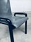 Postmodern Leather Dining Chairs, Italy, 1980s, Set of 4, Image 4