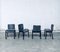 Postmodern Leather Dining Chairs, Italy, 1980s, Set of 4 27